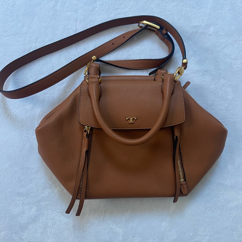 Tory Burch Tan Leather Satchel